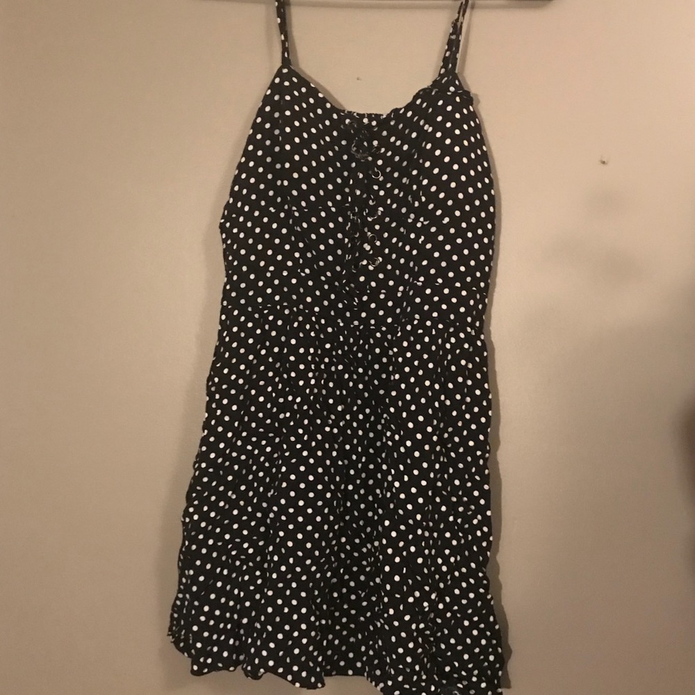 Black Polkadot dress